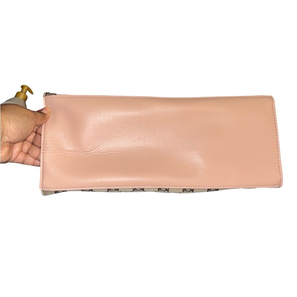 Bebe Signature Beige and Pink Tote - Picture 7 of 9